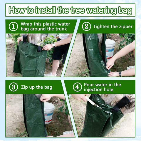 tanzfrosch bag beside tree trunk illustrating scale and trunk compatibility