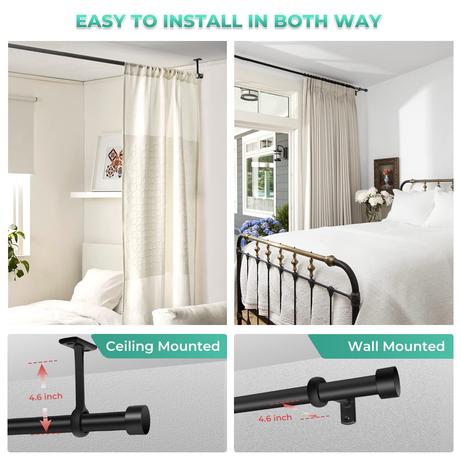 Taoberfuli full-length mounted in bedroom showing clean modern styling