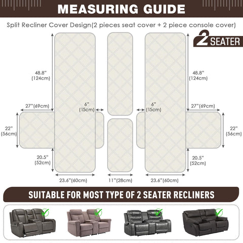 TAOCOCO elastic straps and buckles fastened to reduce slipping during reclining