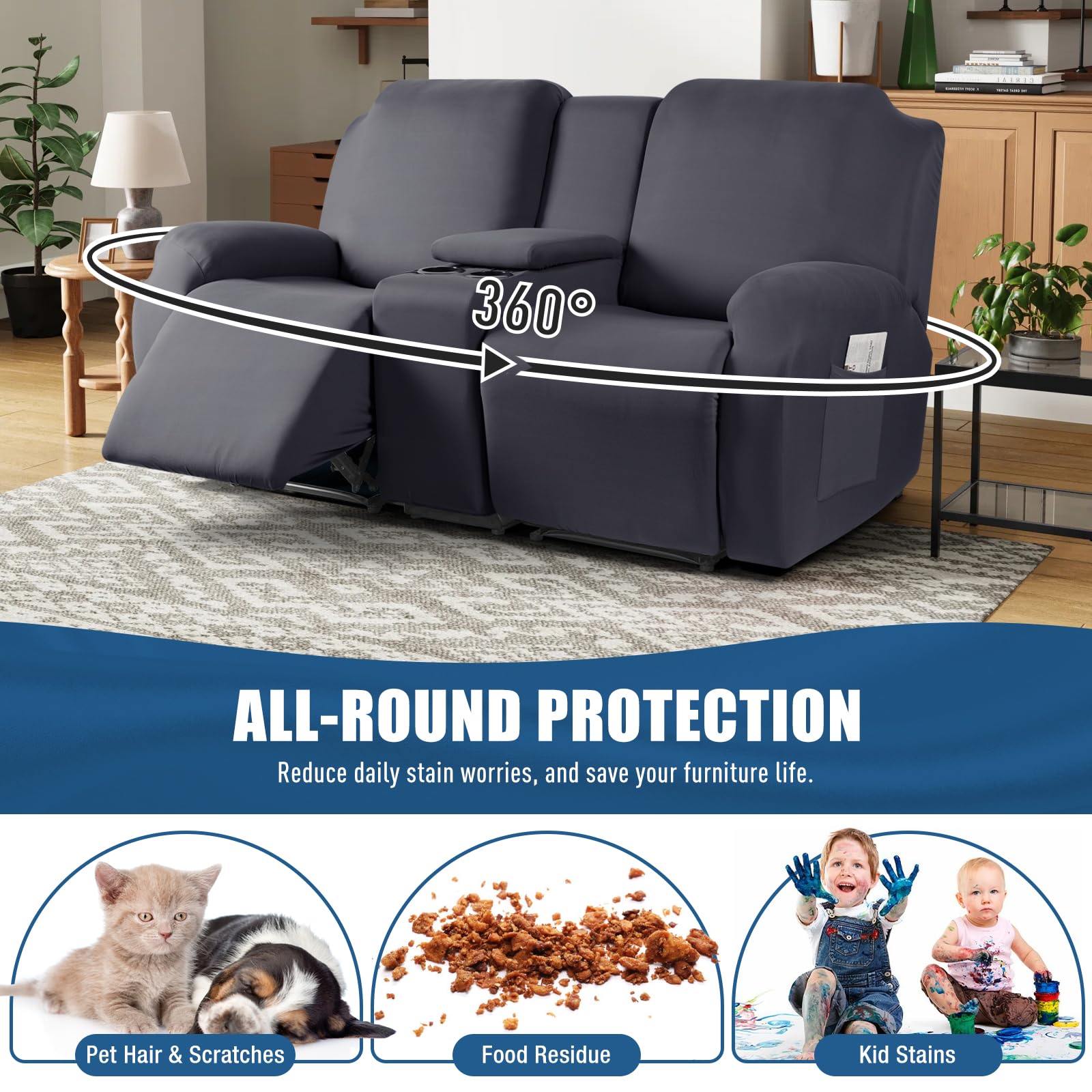 TAOCOCO family using recliner demonstrating ease of movement