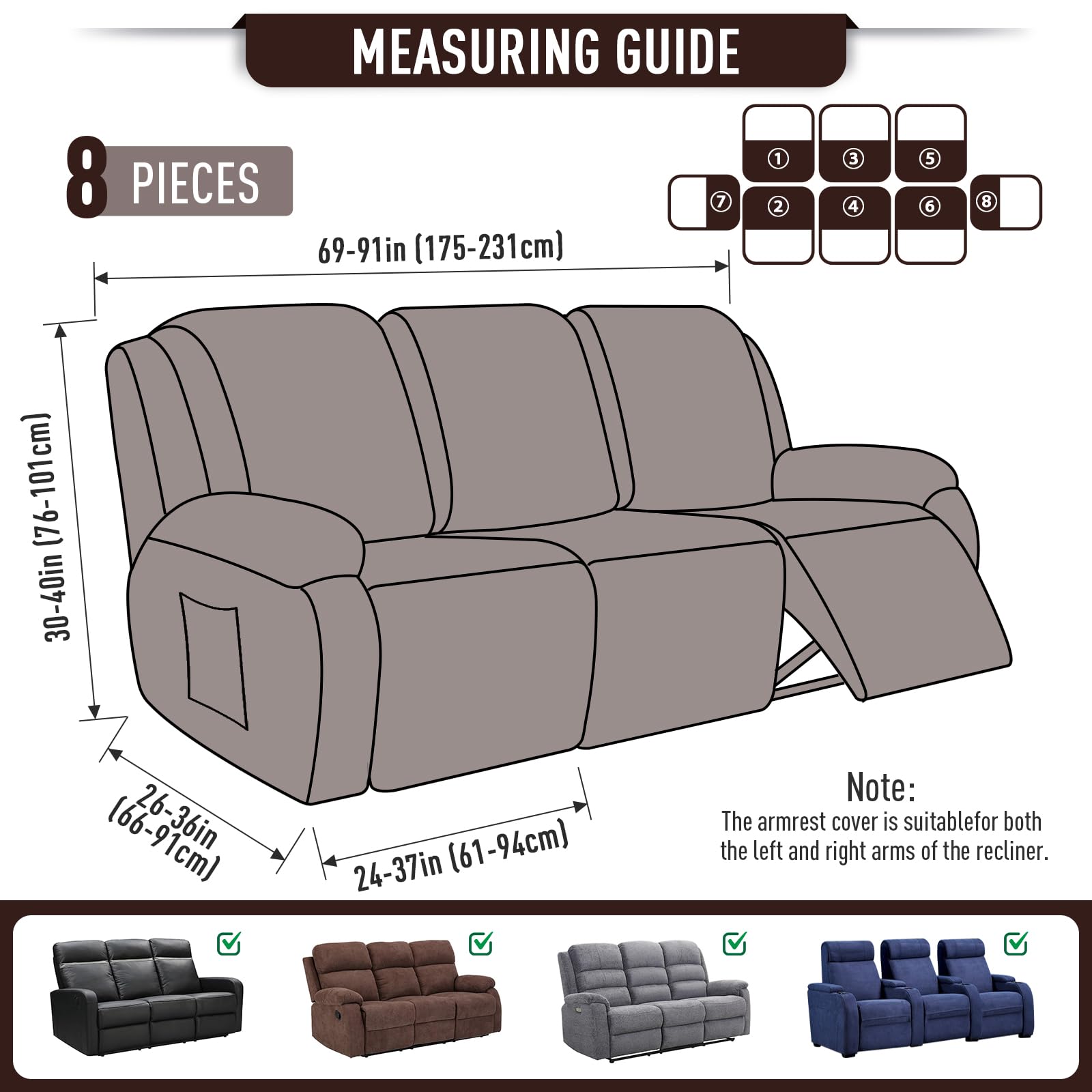 TAOCOCO side pocket with remote demonstrating convenient storage and easy access