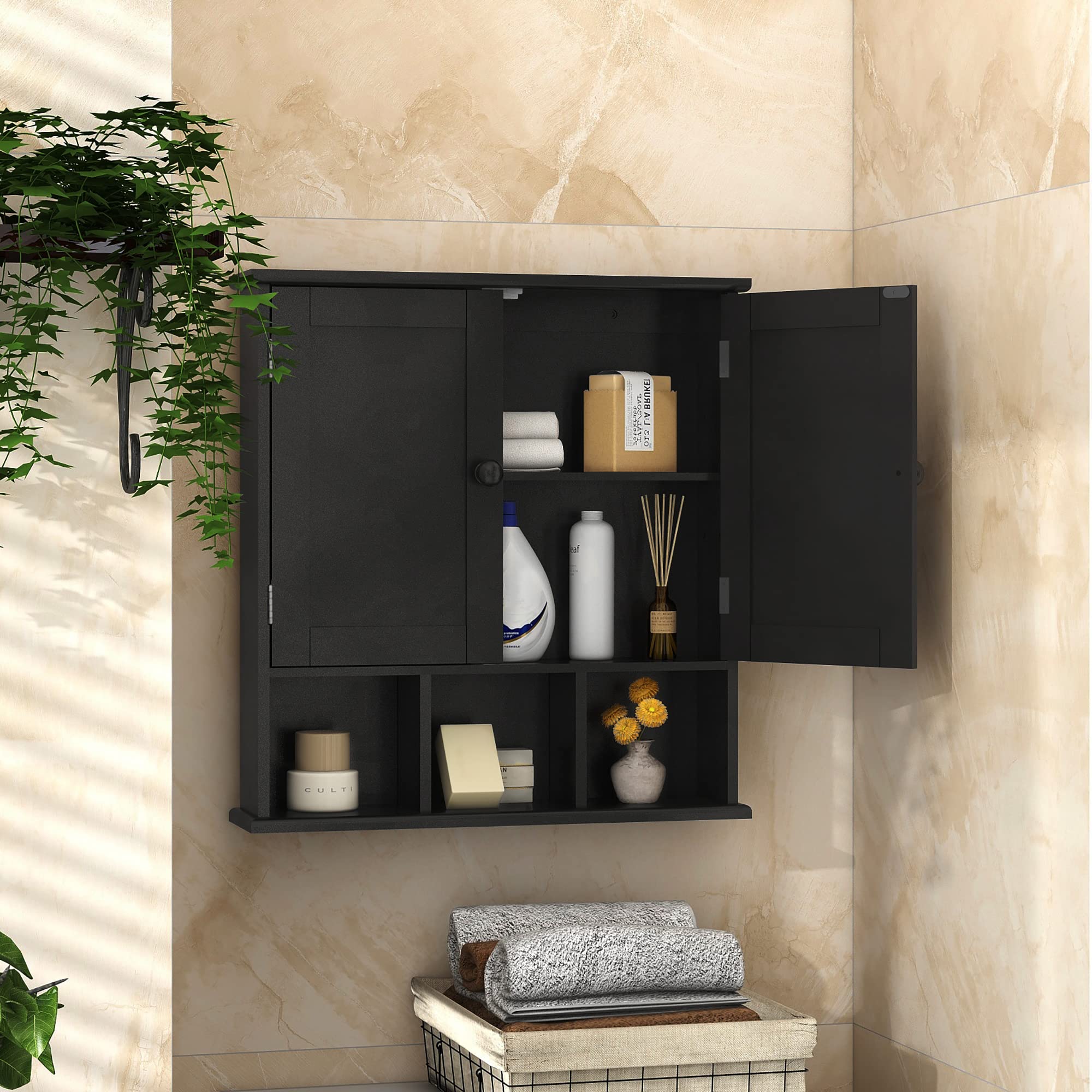 TaoHFE adjustable shelves displayed at different heights for flexible storage benefit