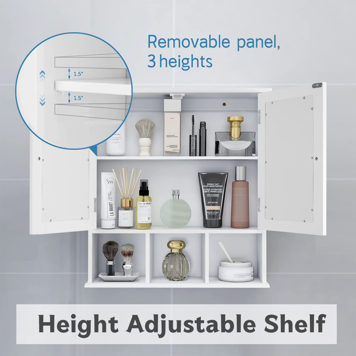 TaoHFE styled in bathroom with organized toiletries for neat appearance