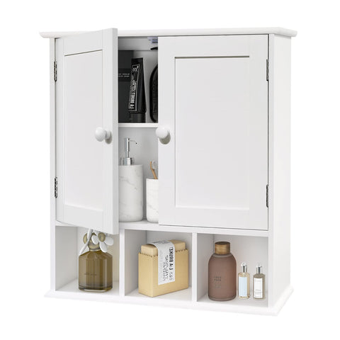 TaoHFE front view showing compact two-door cabinet and clean storage