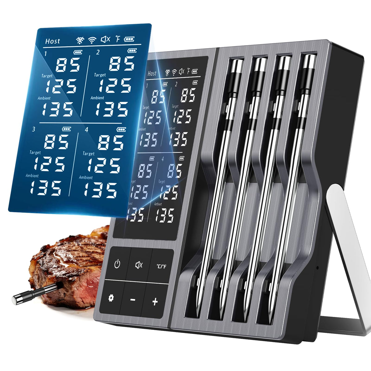 TASTYTI front unit and packaging showing controls for quick setup benefit