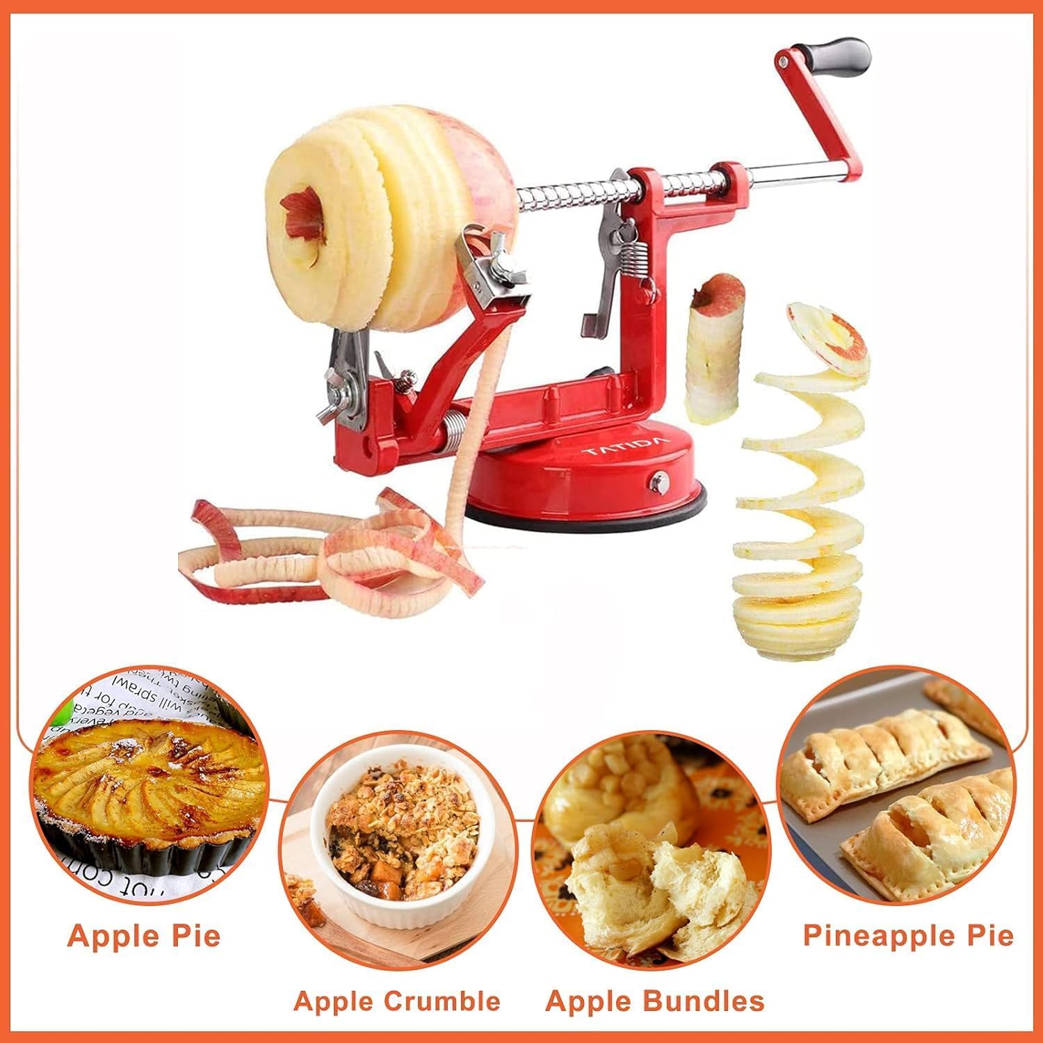 tatida packaging and included parts displayed for easy assembly and immediate use