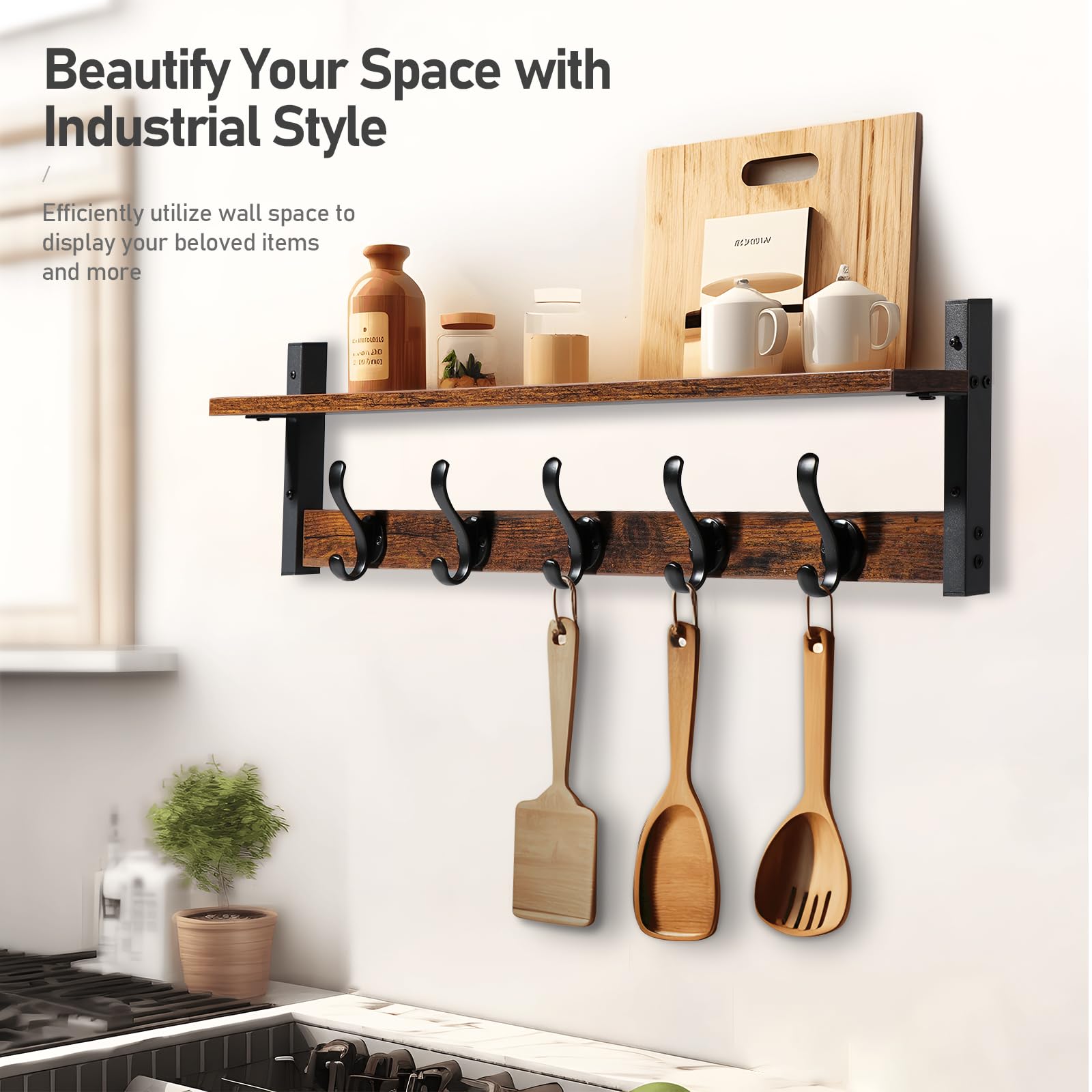 Tatub mounted in bathroom holding towels demonstrating space-saving benefit