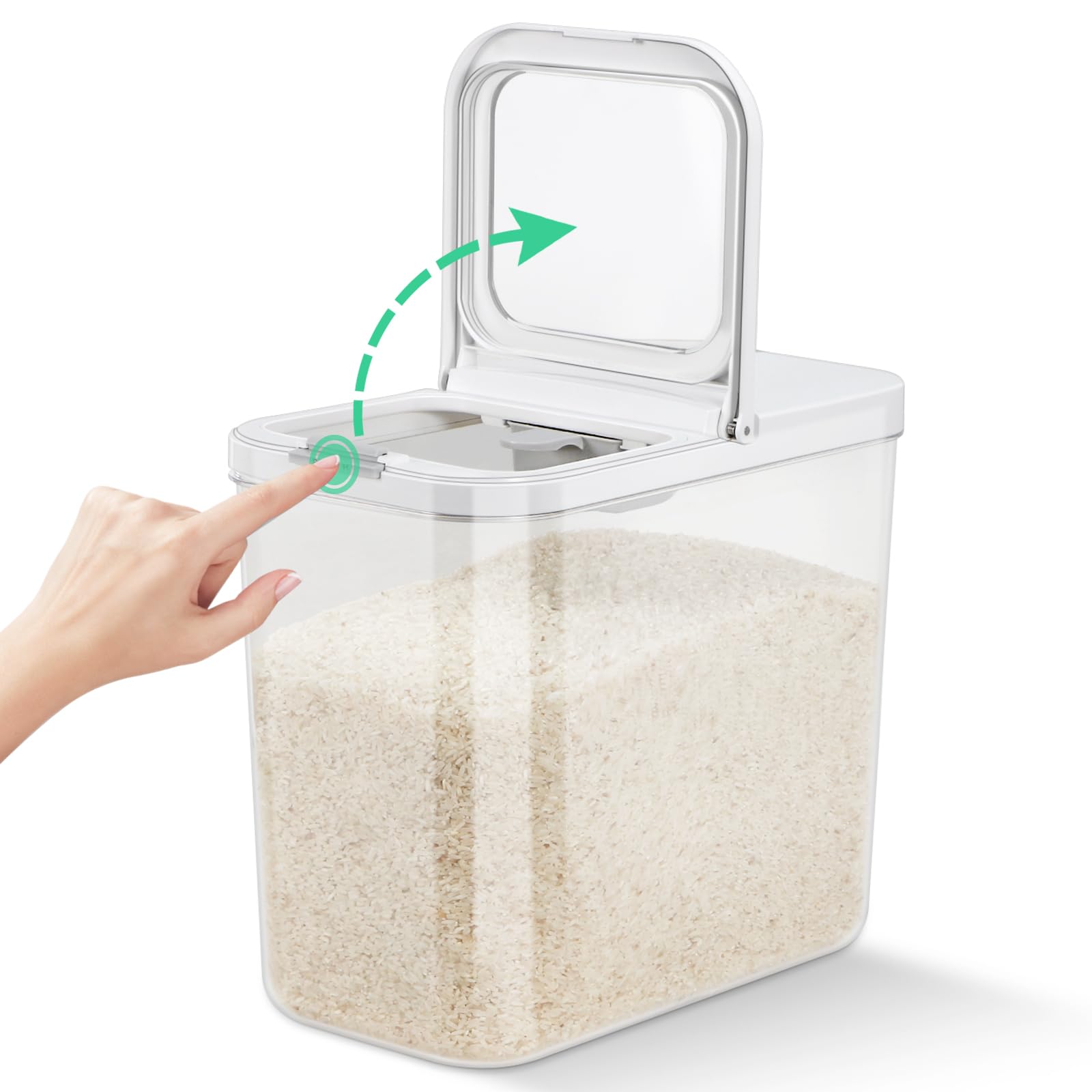TBMax front view showing tall narrow bin and capacity benefits