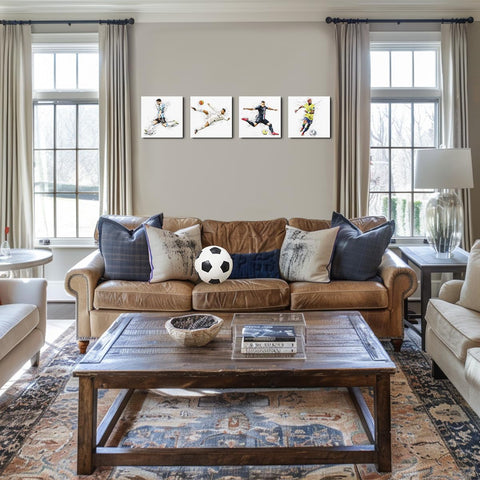 TBT canvas set displayed in living room offering energetic décor upgrade