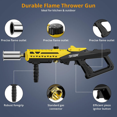 TBTeek ergonomic handle detail offering two-handed stability and comfort