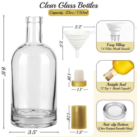 TBWIND funnels, extra corks and labels displayed for easy bottling