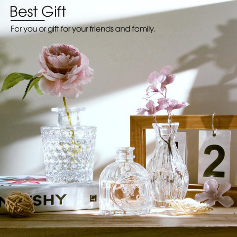 TBWIND vase held in hand to show compact size and easy styling scale