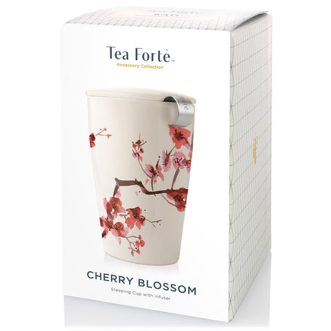Tea Forte close-up of stainless steel infuser basket highlighting fine mesh and clean steep