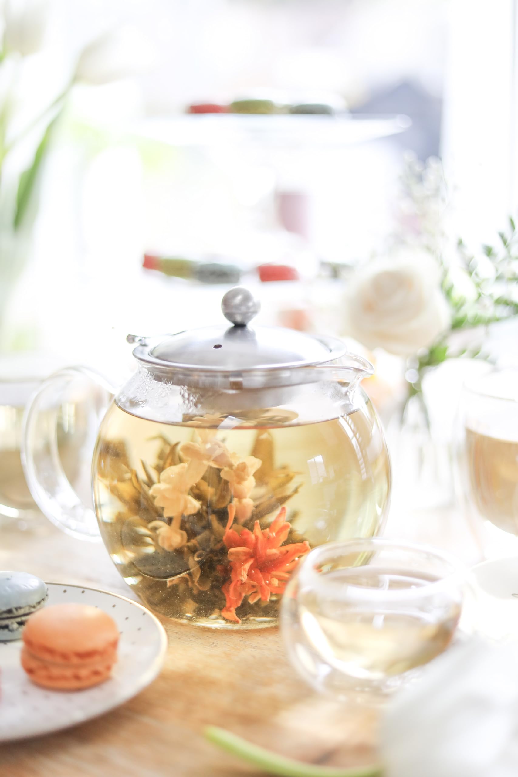 Teabloom Classica wide mouth detail, showing easy filling and simplified cleaning advantage