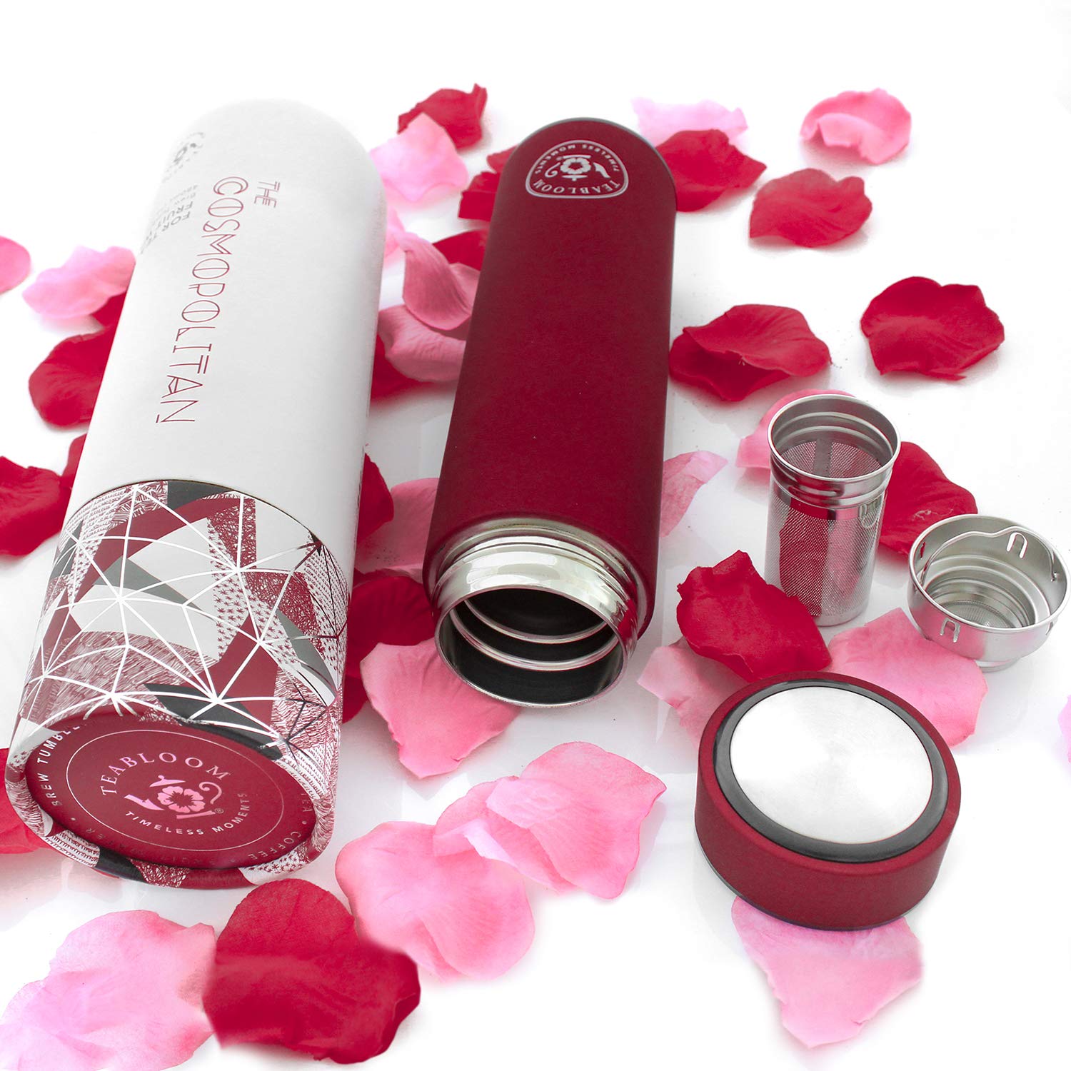 Teabloom Cosmopolitan extra-fine two-way infuser close-up for cleaner brews