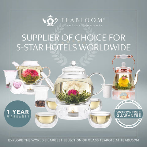 Teabloom gift-set packaging showing ready-to-give premium presentation