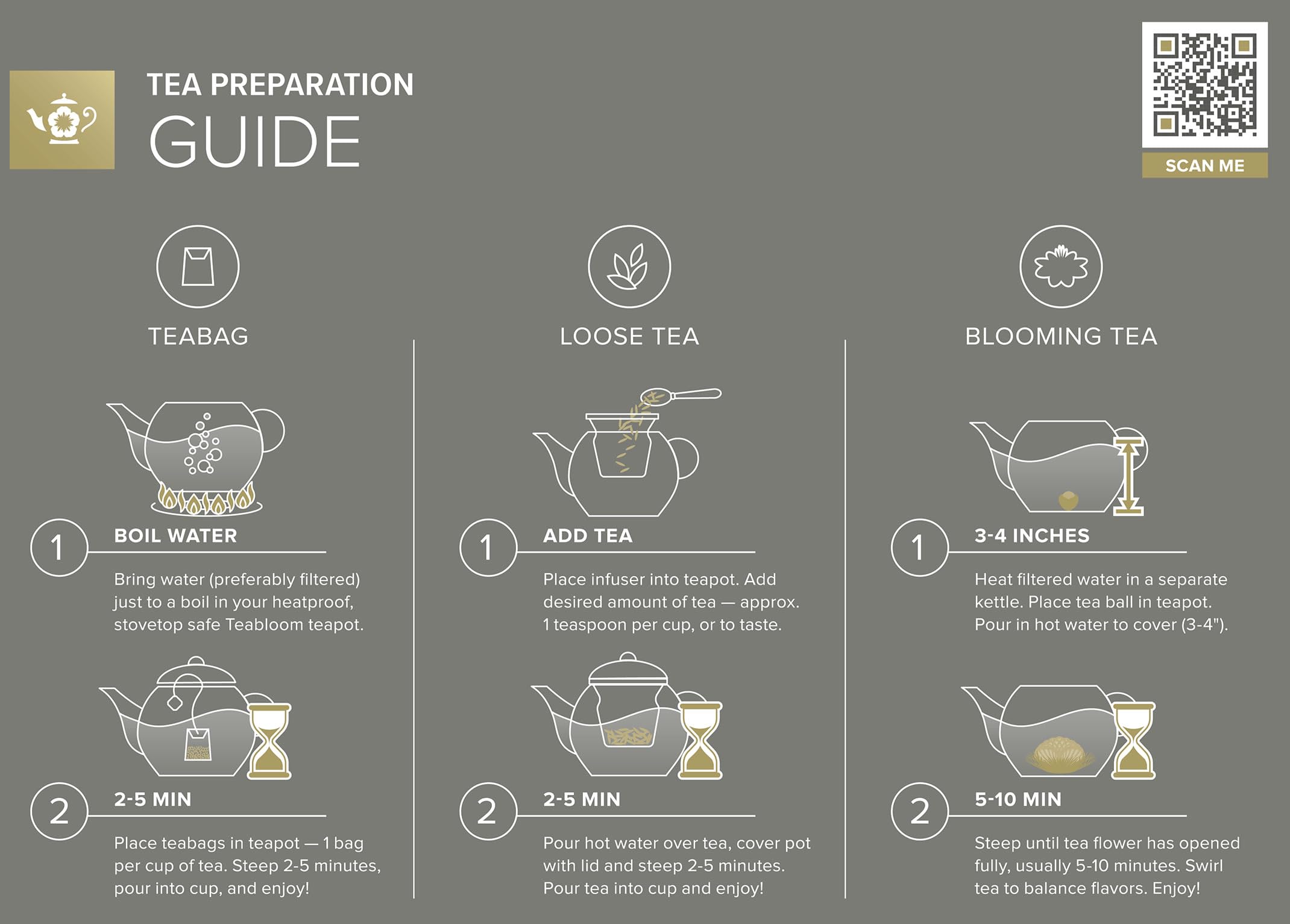 Teabloom teapot on stovetop in use, demonstrates stovetop-safe heat-resistant glass benefit