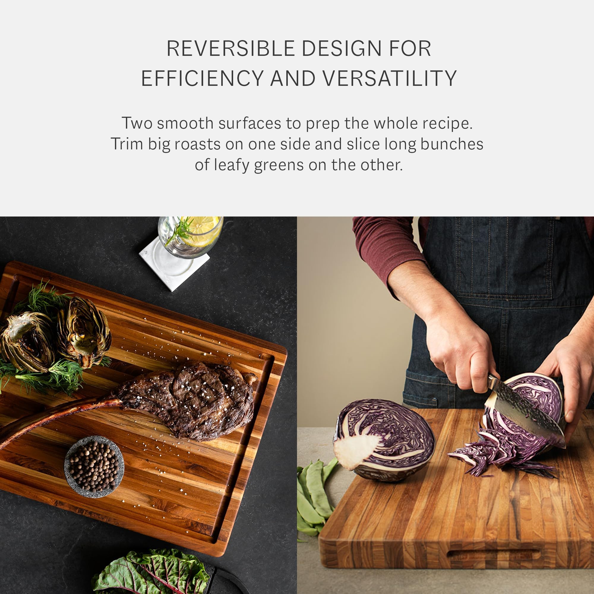 Teakhaus charcuterie display on board showing elegant presentation benefit