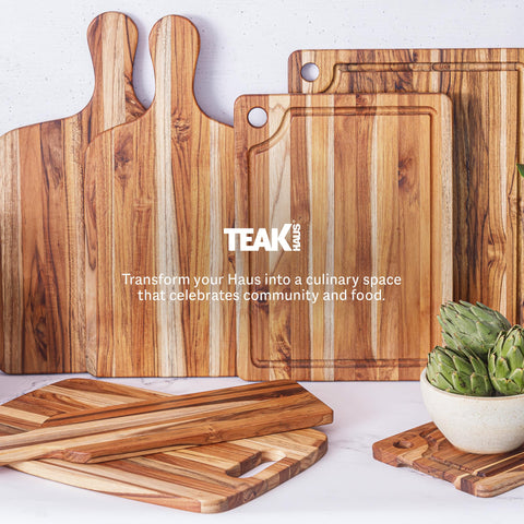 Teakhaus gift-ready packaging presented for holidays and special occasions