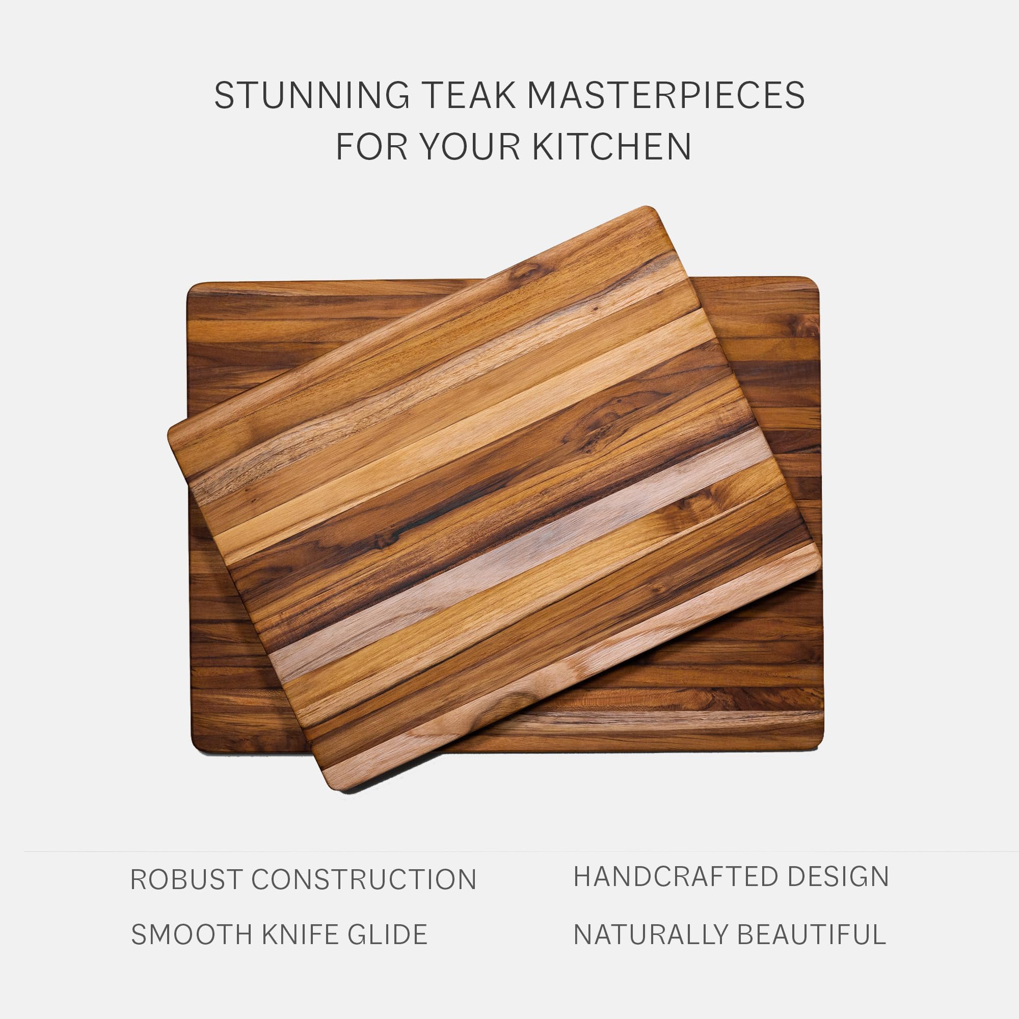 Teakhaus serving charcuterie layout demonstrating board as elegant table centerpiece