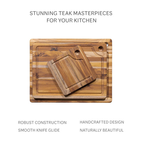 Teakhaus in-use lifestyle scene serving charcuterie for effortless entertaining