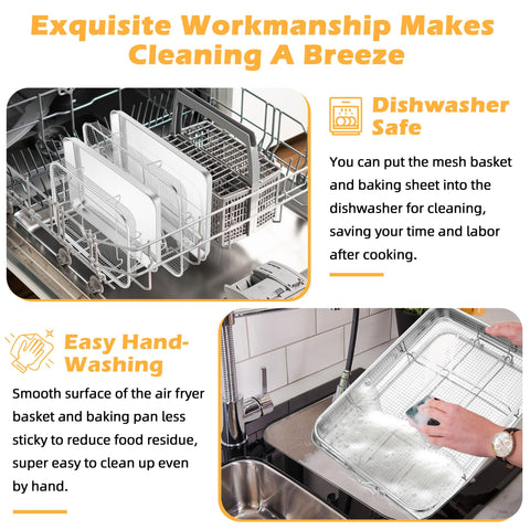 TeamFar nested baskets with folded handles showing compact storage and space-saving benefit