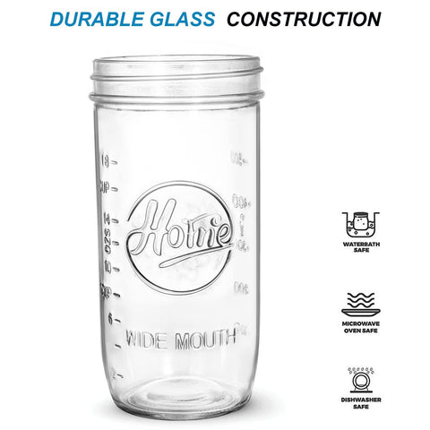 Tebery jar filled with overnight oats illustrating meal-prep convenience
