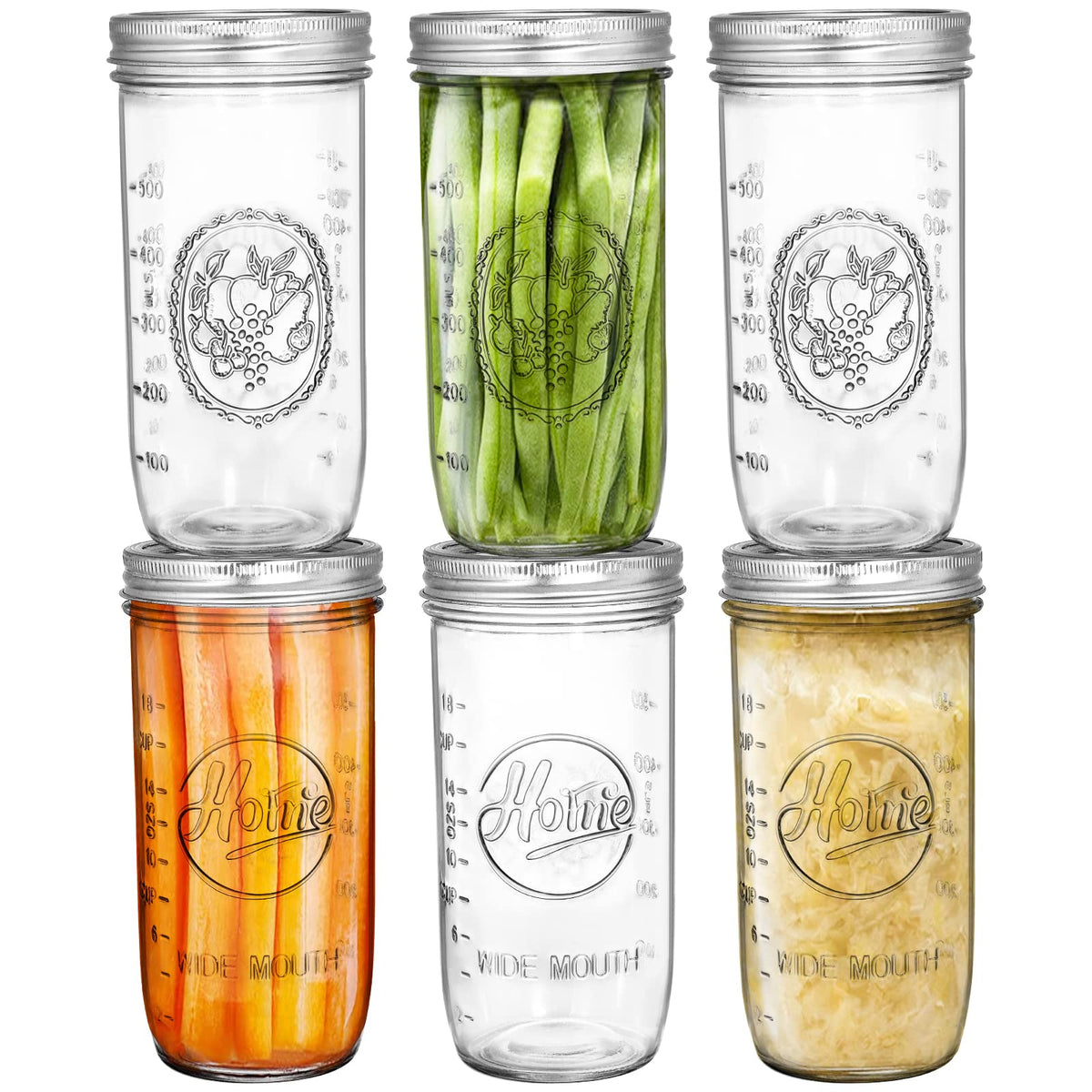 Tebery front view of six-pack jars showing packaging and value