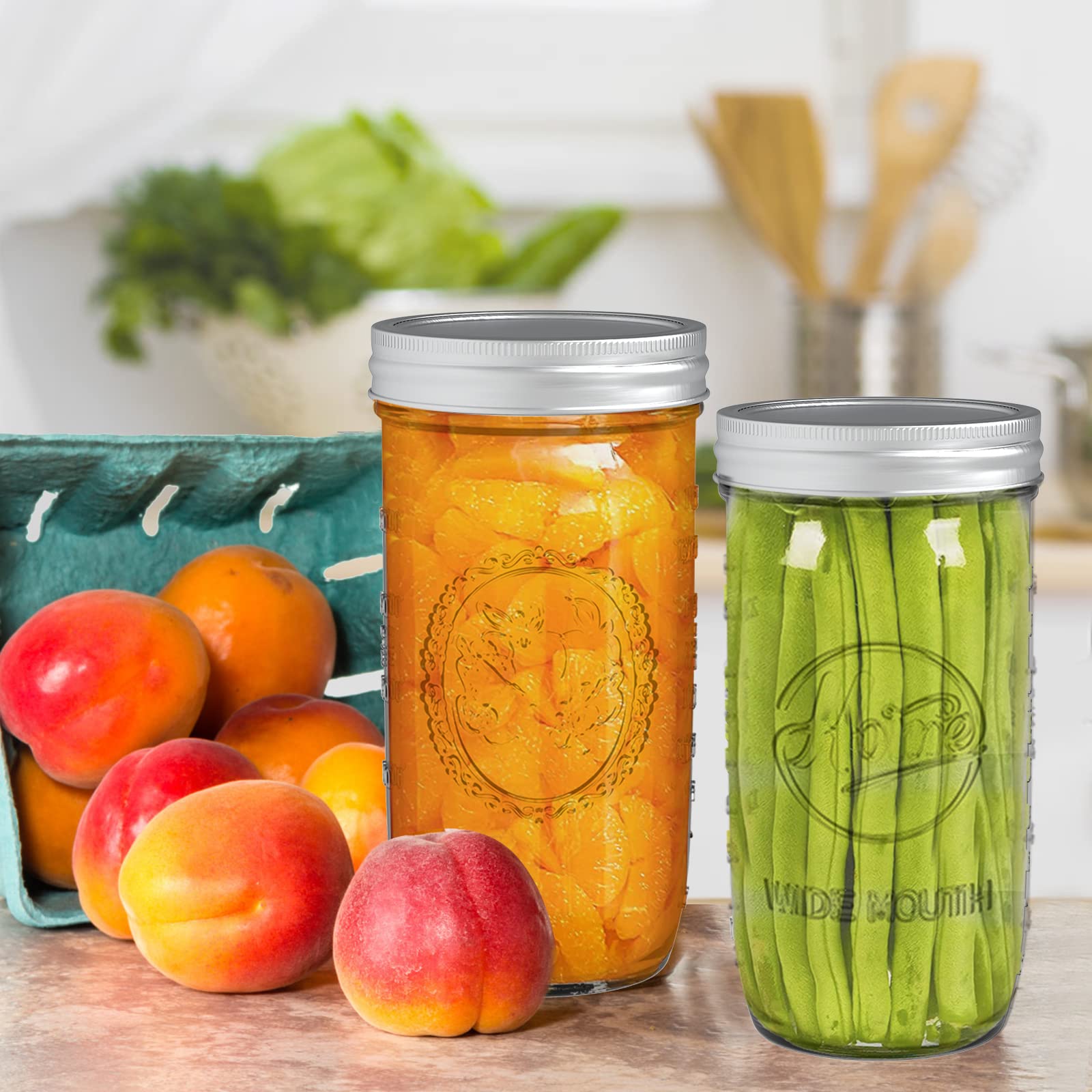 Tebery jar next to hand to show scale and portioning benefit