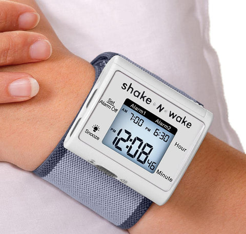 Tech Tools wrist closeup wearing band comfortably for undisturbed sleep benefit