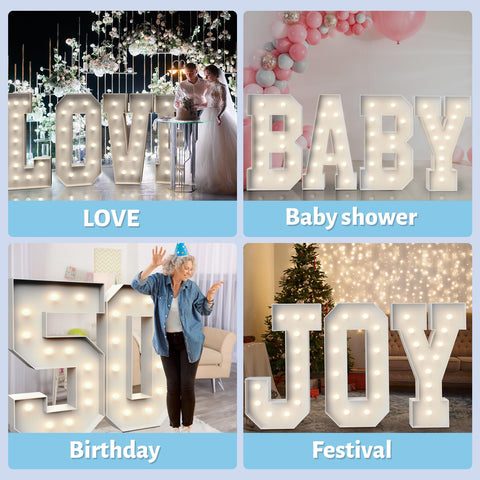 Teebloom marquee letter R styled at a wedding to enhance event visuals benefit