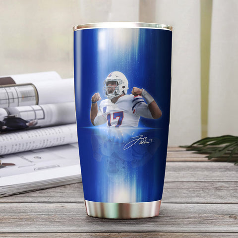 TEERABBIT close-up of printed Josh Buffalo Allen graphic highlighting durable finish