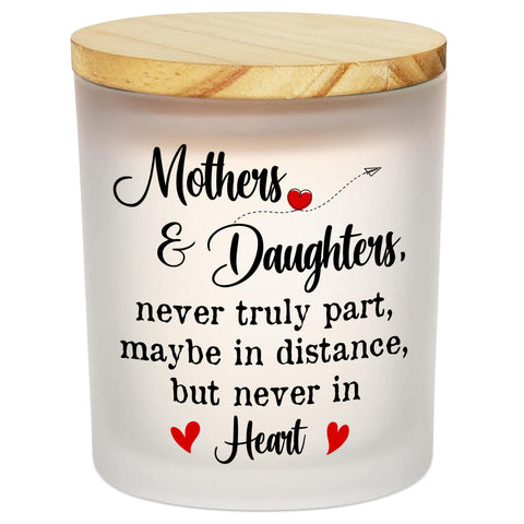 TEEZWONDER candle front packaging showing scent and gift message, conveys thoughtful presentation
