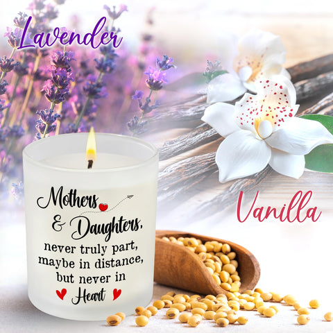 TEEZWONDER label close-up highlighting vanilla lavender scent and mother-daughter wording benefits