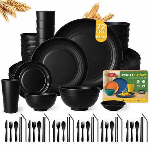 Teivio front view of full 72-piece set showing completeness and convenience