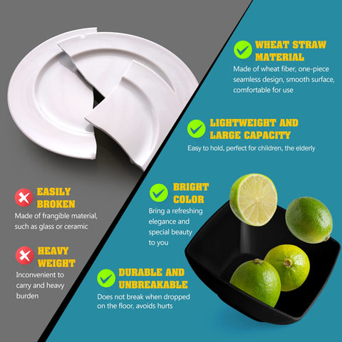Teivio stacked plates showing space-saving storage and neat countertop benefit