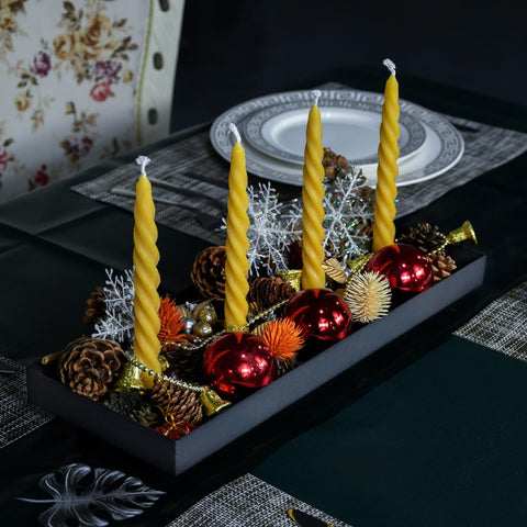 TELOSMA close-up of a candle seat for secure taper stability and safer display