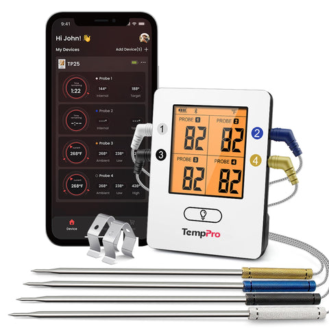 TempPro front unit showing controls and display for easy monitoring
