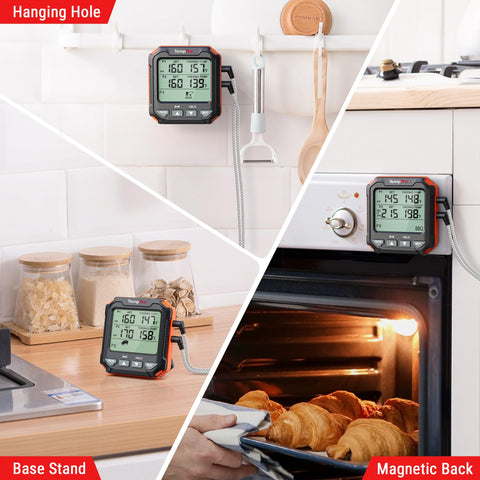 TempPro packaging with manual showing included accessories and quick setup
