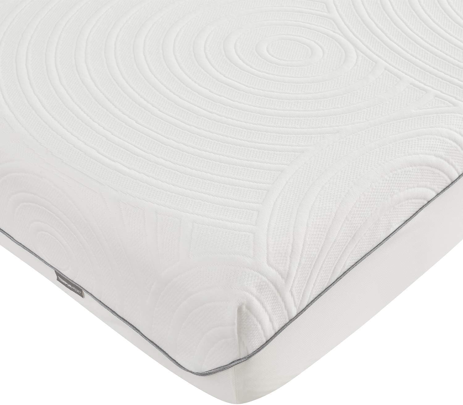 Tempur-Pedic waterproof membrane close-up illustrating liquid protection