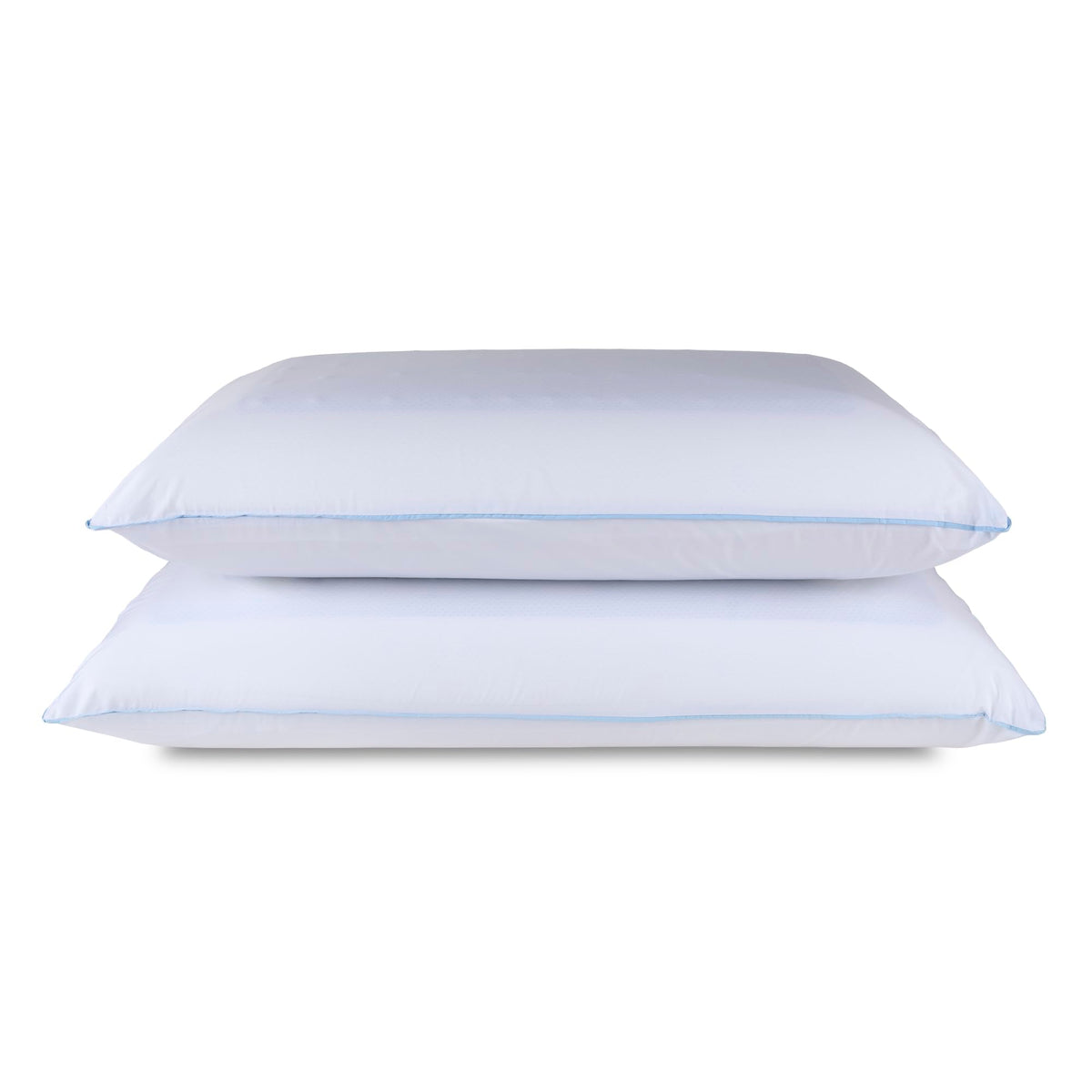 Tempur-Pedic front view showing two Queen pillows for consistent support