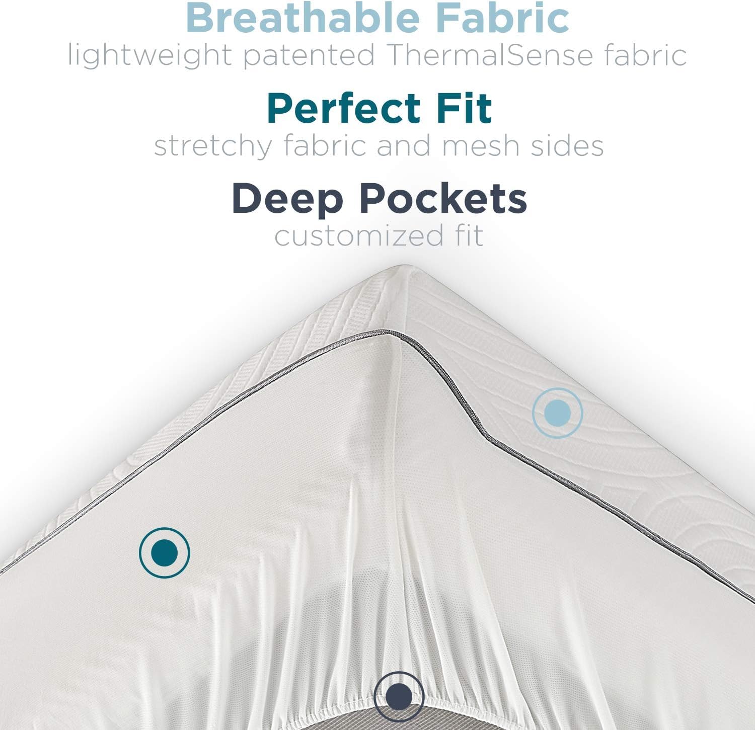 Tempur-Pedic protector in bedroom lifestyle scene for everyday comfort