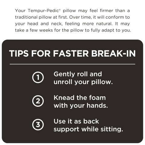Tempur-Pedic used on an airplane seat showing stable head and neck support