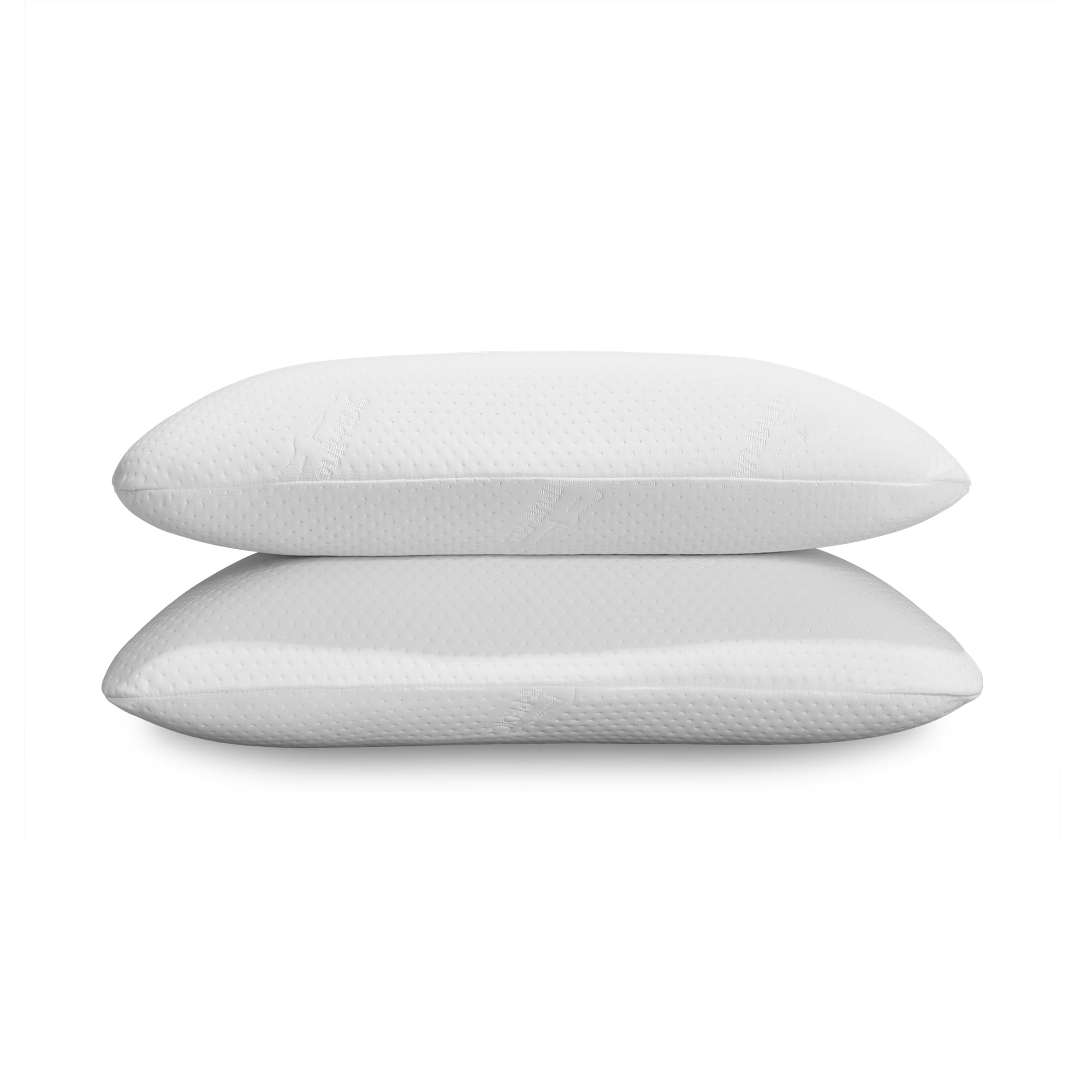 Tempur-Pedic pillow front packaging showing 2-pack and features for choice