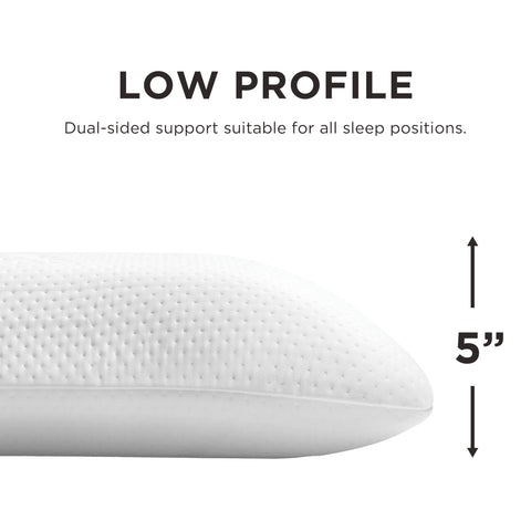 Tempur-Pedic removable cover zipper detail for easy washing and maintenance