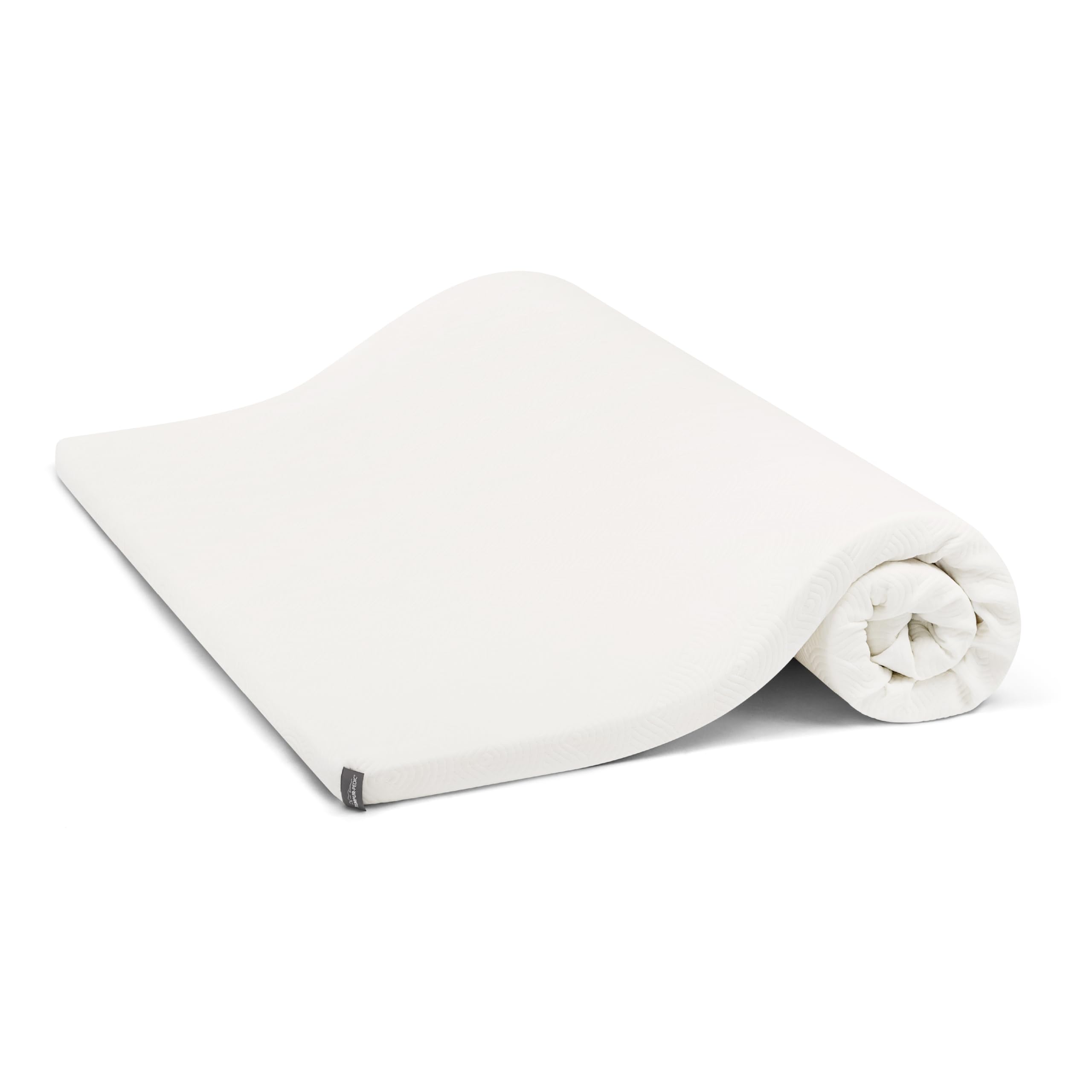 Tempur-Pedic ultra-soft cover close-up highlighting hypoallergenic texture