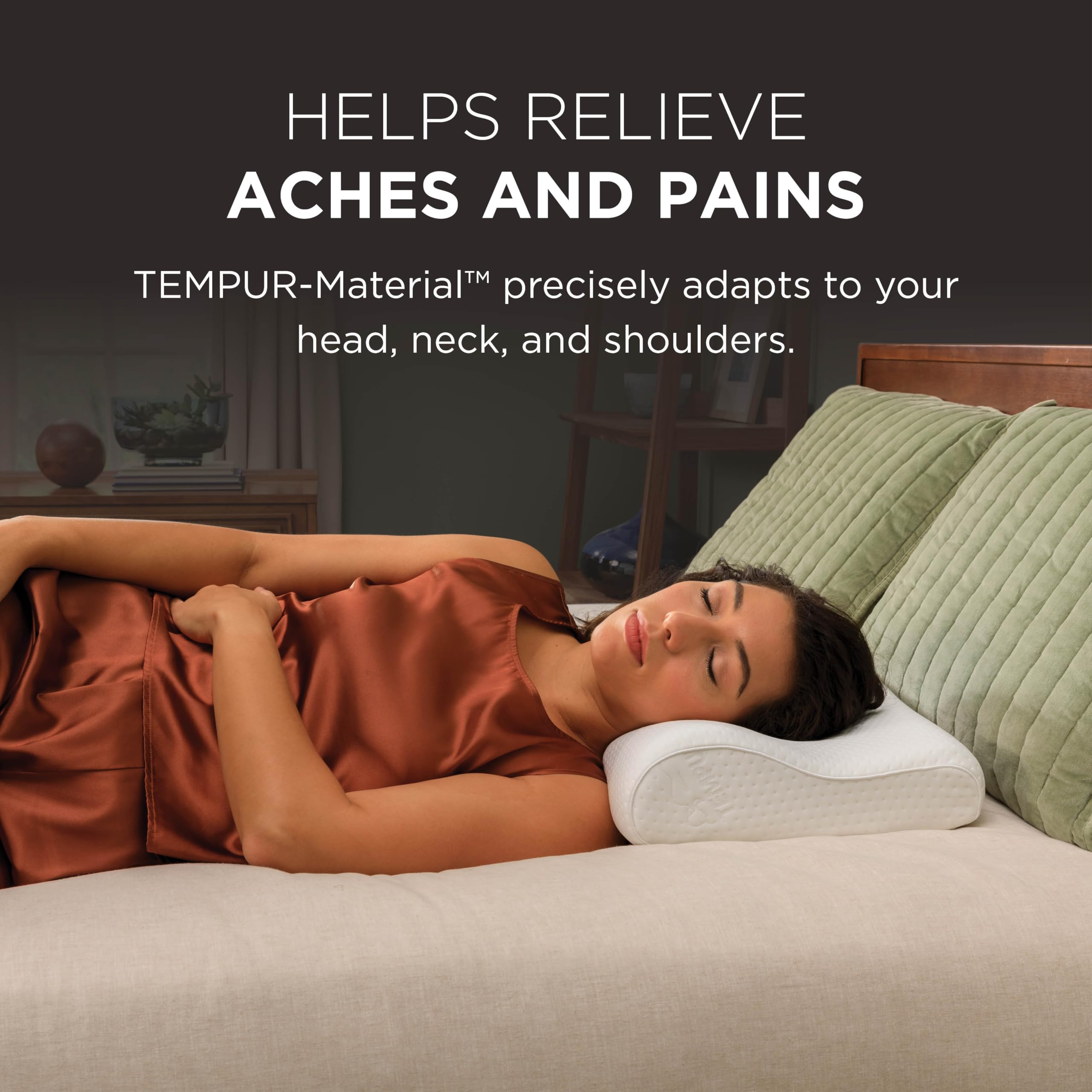 Tempur-Pedic inner foam core without cover showing single-piece construction