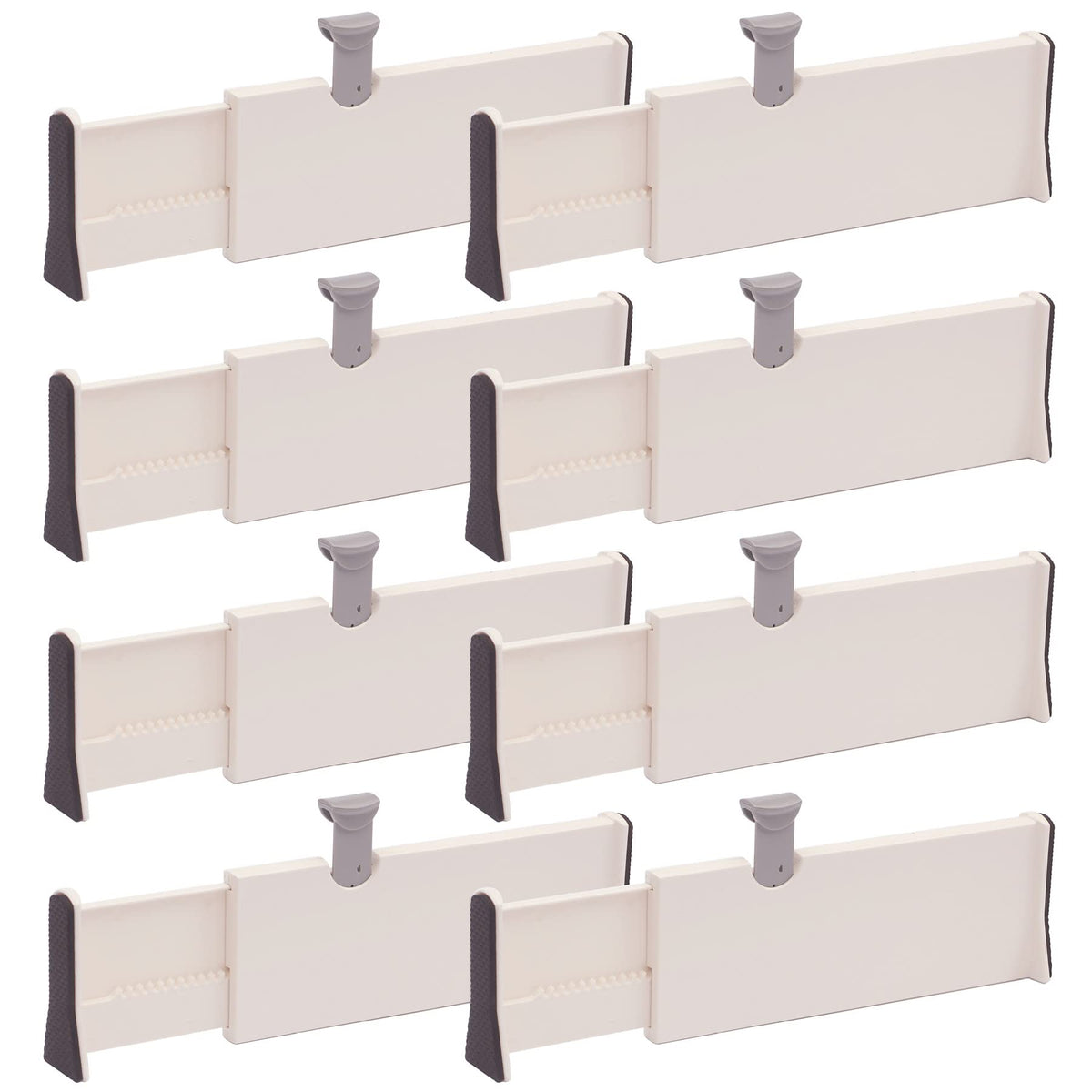 TENABORT front view packaged set showing eight dividers benefits quick organization