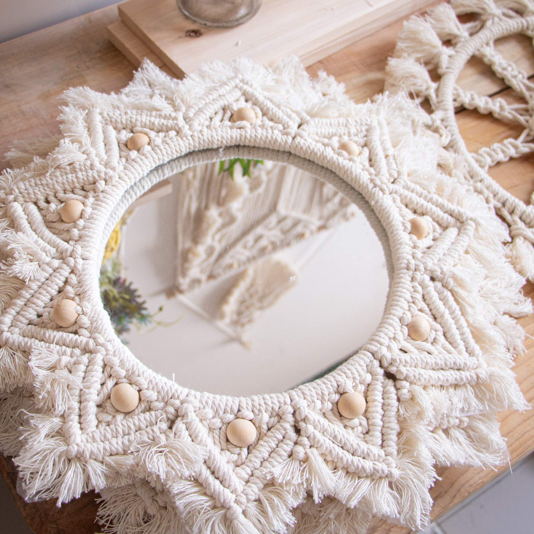 TENEWEE on bedroom wall in a styled arrangement for soft focal point