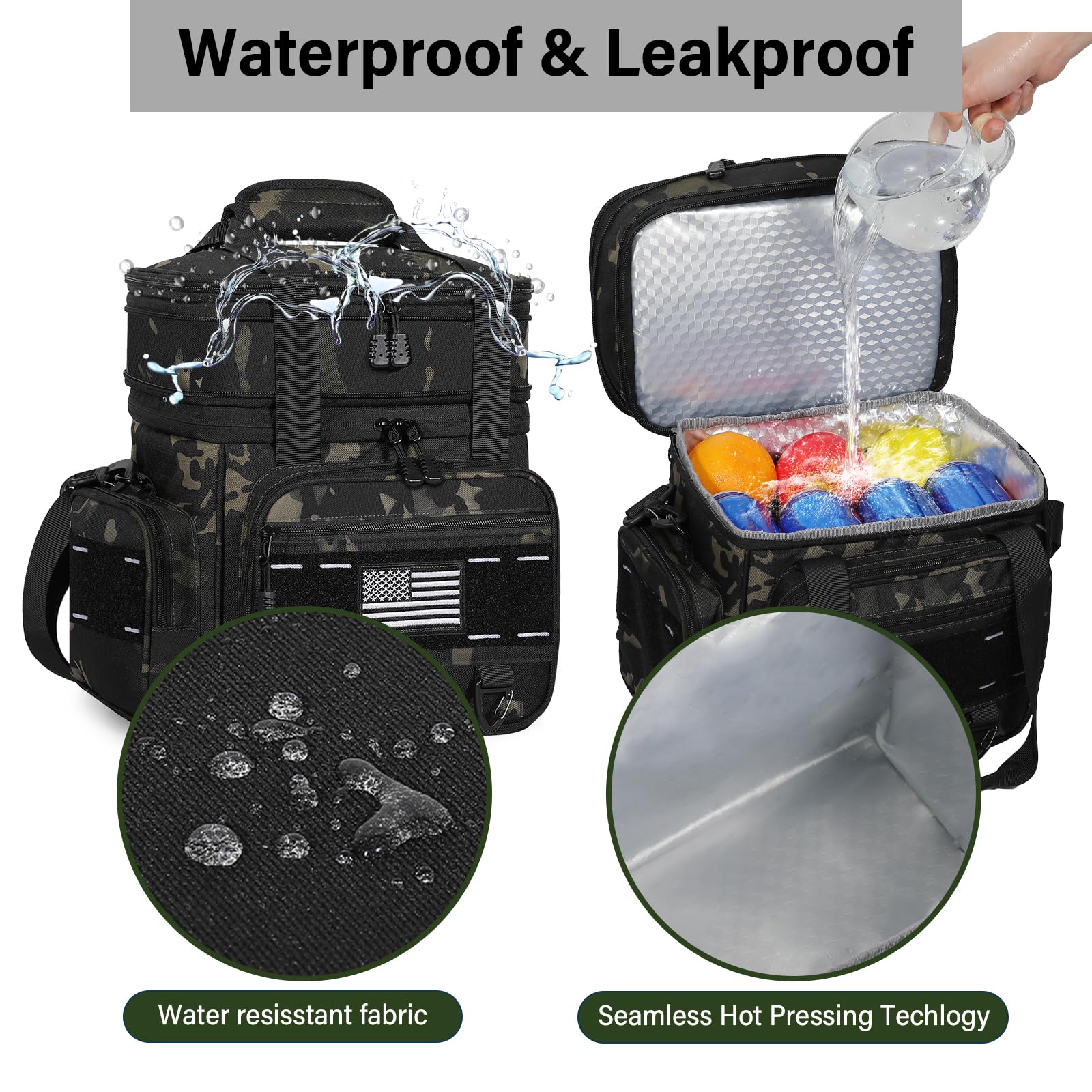 TENKIST close-up of leakproof insulation liner illustrating thermal protection
